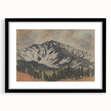 Mountain Landscape Wall Art - Serene Modern Nature Decor for Home