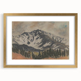 Mountain Landscape Wall Art - Serene Modern Nature Decor for Home