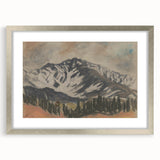 Mountain Landscape Wall Art - Serene Modern Nature Decor for Home