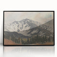 Mountain Landscape Wall Art - Serene Modern Nature Decor for Home
