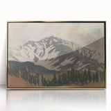 Mountain Landscape Wall Art - Serene Modern Nature Decor for Home