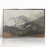 Mountain Landscape Wall Art - Serene Modern Nature Decor for Home
