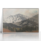 Mountain Landscape Wall Art - Serene Modern Nature Decor for Home