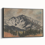 Mountain Landscape Wall Art - Serene Modern Nature Decor for Home