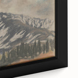Mountain Landscape Wall Art - Serene Modern Nature Decor for Home