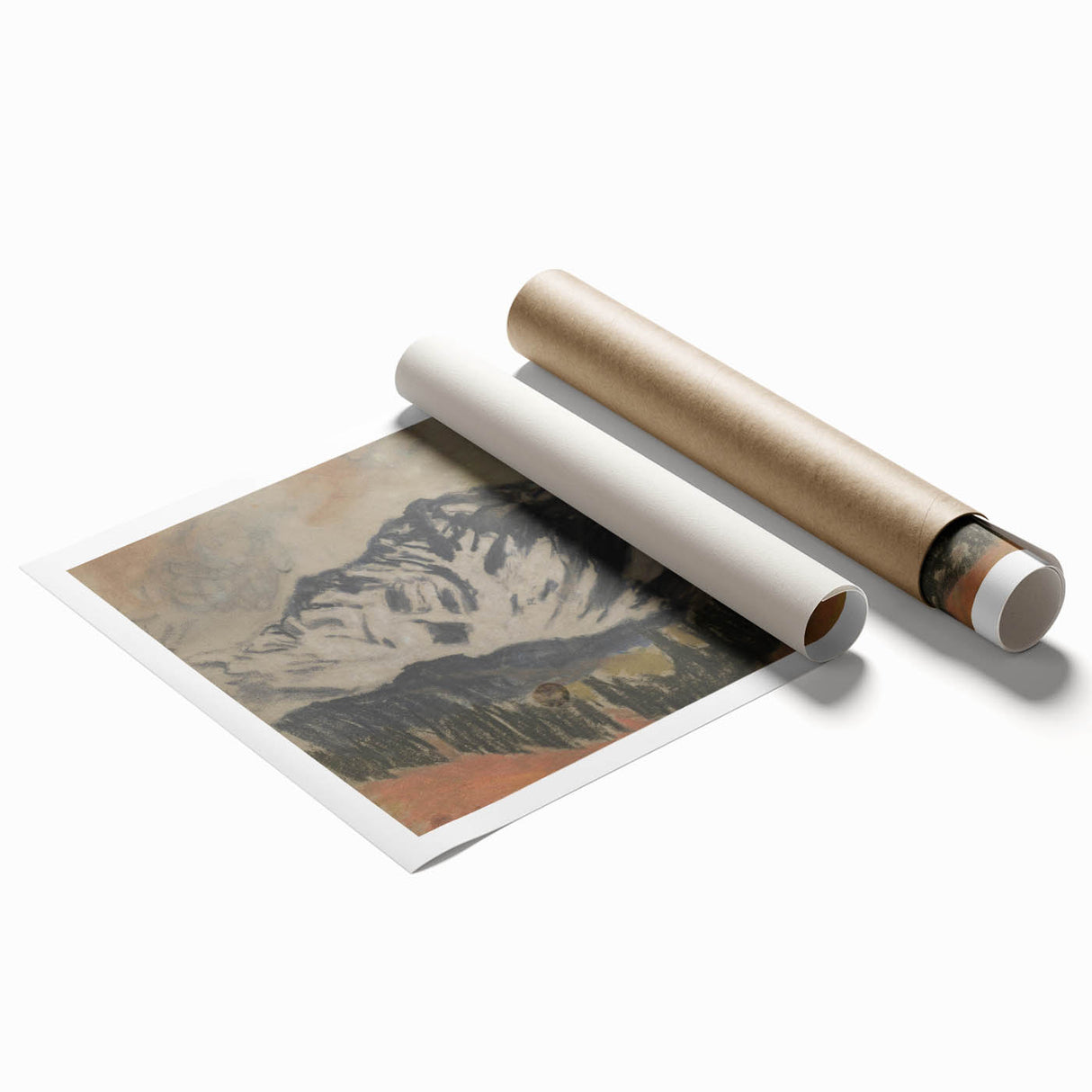 Mountain Landscape Wall Art - Serene Modern Nature Decor for Home