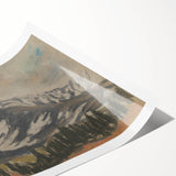 Mountain Landscape Wall Art - Serene Modern Nature Decor for Home