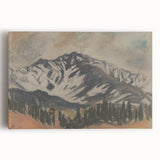 Mountain Landscape Wall Art - Serene Modern Nature Decor for Home