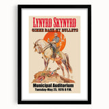 Lynyrd Skynyrd Retro Poster - Gimme Back My Bullets 1976
