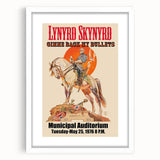 Lynyrd Skynyrd Retro Poster - Gimme Back My Bullets 1976