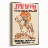 Lynyrd Skynyrd Retro Poster - Gimme Back My Bullets 1976