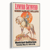 Lynyrd Skynyrd Retro Poster - Gimme Back My Bullets 1976