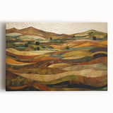 Black and white abstract tree design on large stretched canvas, ideal for kitchen wall art.