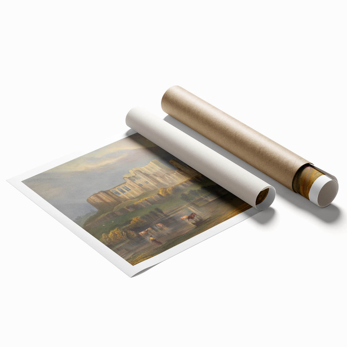 Romanticism Art - Kenilworth Castle Landscape Print