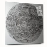 Minimalist Monochrome Abstract Wall Art – Modern Canvas & Print