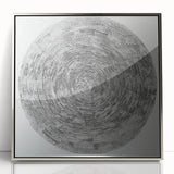 Minimalist Monochrome Abstract Wall Art – Modern Canvas & Print