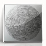 Minimalist Monochrome Abstract Wall Art – Modern Canvas & Print