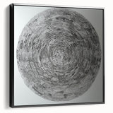 Minimalist Monochrome Abstract Wall Art – Modern Canvas & Print