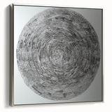 Minimalist Monochrome Abstract Wall Art – Modern Canvas & Print