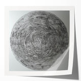 Minimalist Monochrome Abstract Wall Art – Modern Canvas & Print