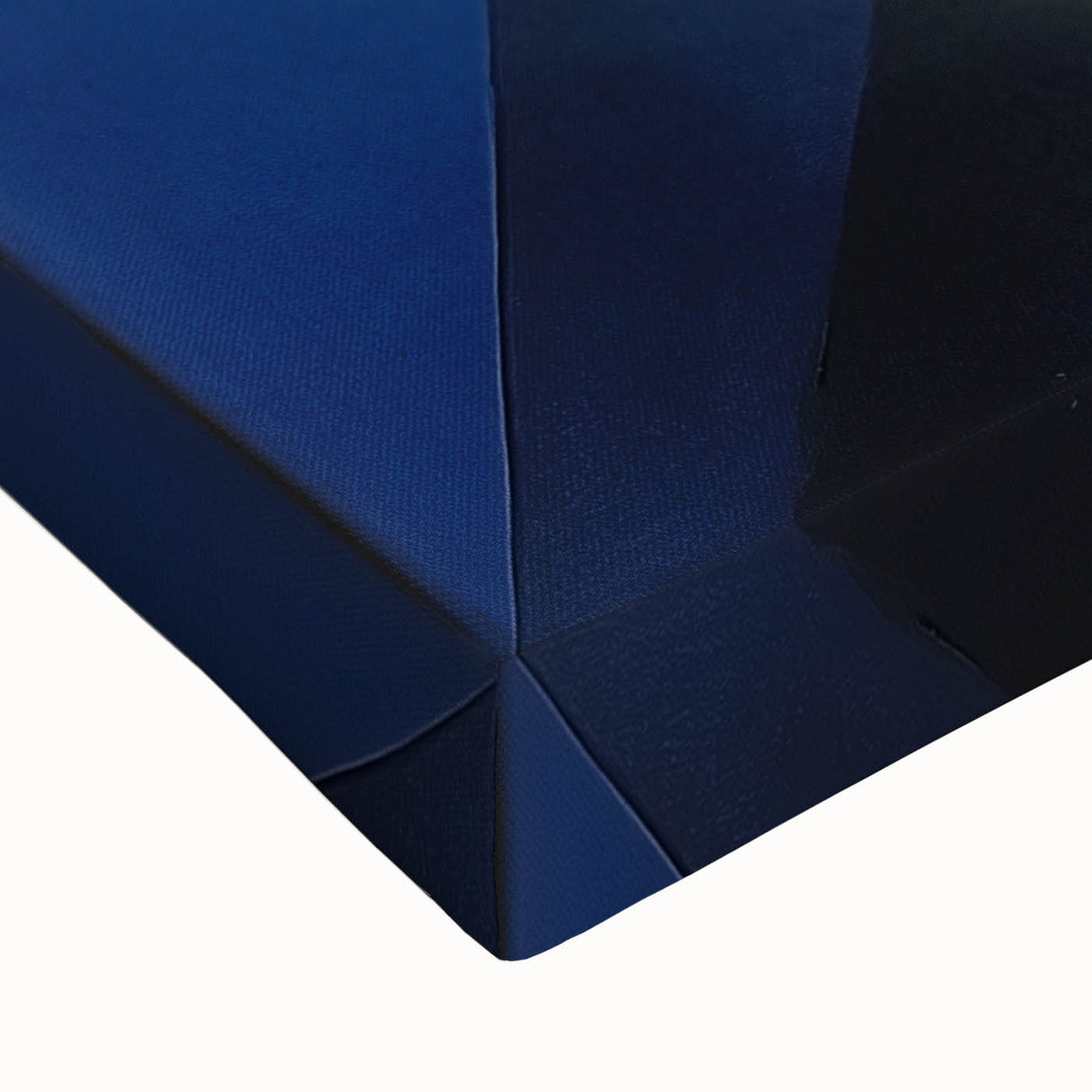 Geometric Abstract Wall Decor – Blue, White & Black Modern Art