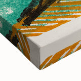 Expressionist Art - River Landscape with Crane and Barges by Ernst Ludwig Kirchner