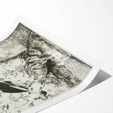 Impressionist Wall Art - Jeanne II by Édouard Manet Print in Black & White