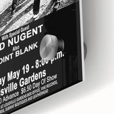 Lynyrd Skynyrd Retro Poster - 1976 Ted Nugent Concert