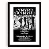Lynyrd Skynyrd Retro Poster - 1976 Ted Nugent Concert