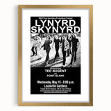 Lynyrd Skynyrd Retro Poster - 1976 Ted Nugent Concert