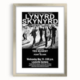Lynyrd Skynyrd Retro Poster - 1976 Ted Nugent Concert