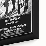 Lynyrd Skynyrd Retro Poster - 1976 Ted Nugent Concert