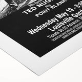 Lynyrd Skynyrd Retro Poster - 1976 Ted Nugent Concert