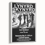 Lynyrd Skynyrd Retro Poster - 1976 Ted Nugent Concert
