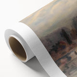 Twilight Pond Realism Art Print - Elegant Realism Canvas Wall Decor