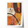 Rolled print of a vibrant fall-themed floral art, ideal for art wall dining room.