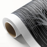 Abstract floral design on rolled canvas, showcasing vibrant colors and intricate patterns, ideal for home décor. Packaged securely in a cardboard tube for safe shipping.