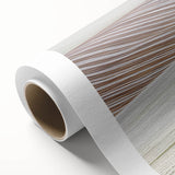 Abstract landscape canvas art showcasing vibrant hues of blue, green, and gold, with a textured surface perfect for modern decor, rolled neatly for easy display.