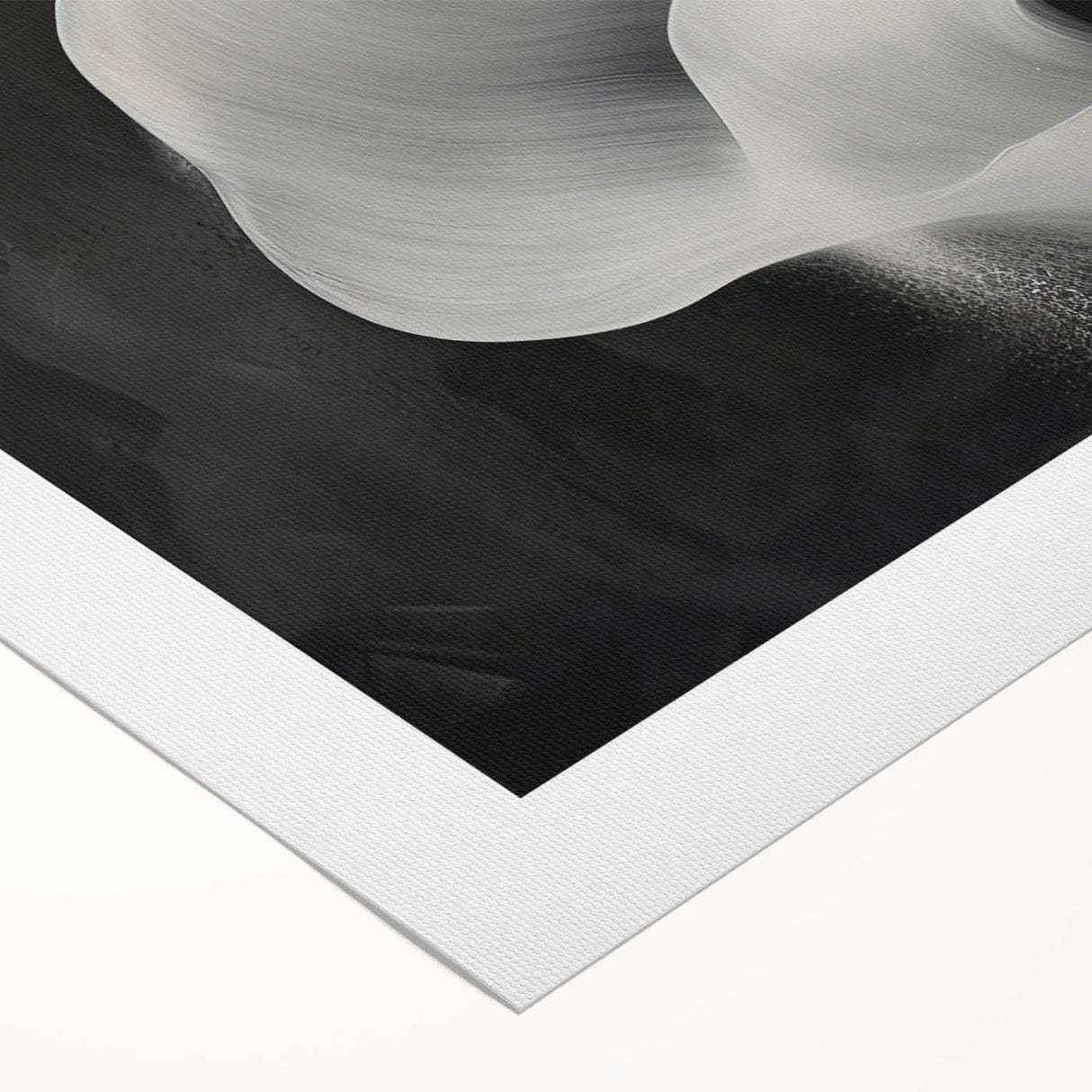 Abstract minimalist wall art on rolled canvas showcasing soft pastel colors with geometric shapes, elegantly packaged in a protective cardboard tube for easy display.