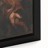 Baroque Angelic Struggle: Classic Art Print with Powerful Imagery