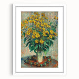 Impressionism Wall Art - Jerusalem Artichoke Flowers by Claude Monet Print