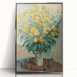 Impressionism Wall Art - Jerusalem Artichoke Flowers by Claude Monet Print