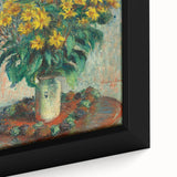 Impressionism Wall Art - Jerusalem Artichoke Flowers by Claude Monet Print