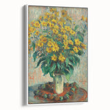 Impressionism Wall Art - Jerusalem Artichoke Flowers by Claude Monet Print