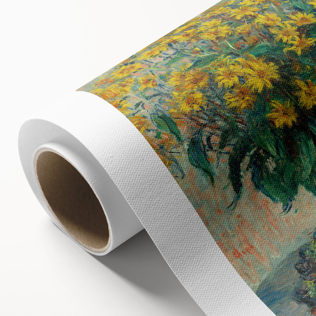 Impressionism Wall Art - Jerusalem Artichoke Flowers by Claude Monet Print
