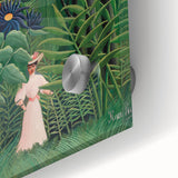 Exotic Forest Wall Art - Rousseau’s Vibrant Jungle Scene with Woman Decor
