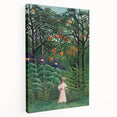 Exotic Forest Wall Art - Rousseau’s Vibrant Jungle Scene with Woman Decor