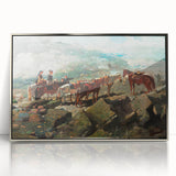 Mount Washington Realism Art Print - Classical Realism Canvas Landscape