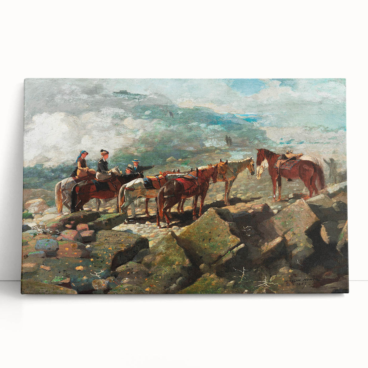 Mount Washington Realism Art Print - Classical Realism Canvas Landscape