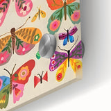 Colorful Butterfly Girls Room Wall Art – Kids Room Art Print